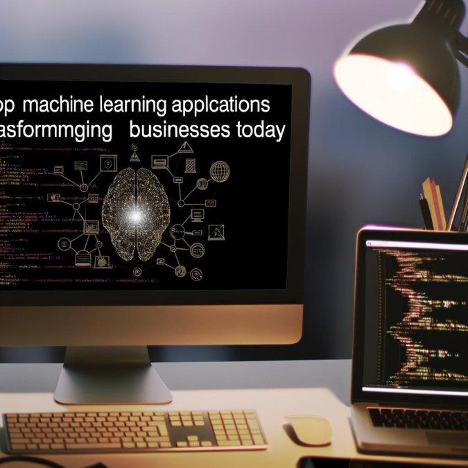 Top Machine Learning Applications Transforming Businesses Today